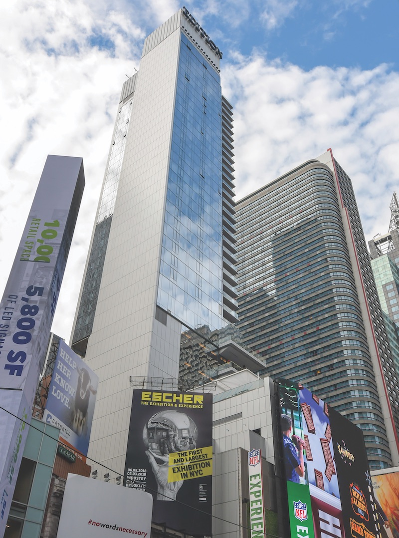 20 Times Square exterior facade